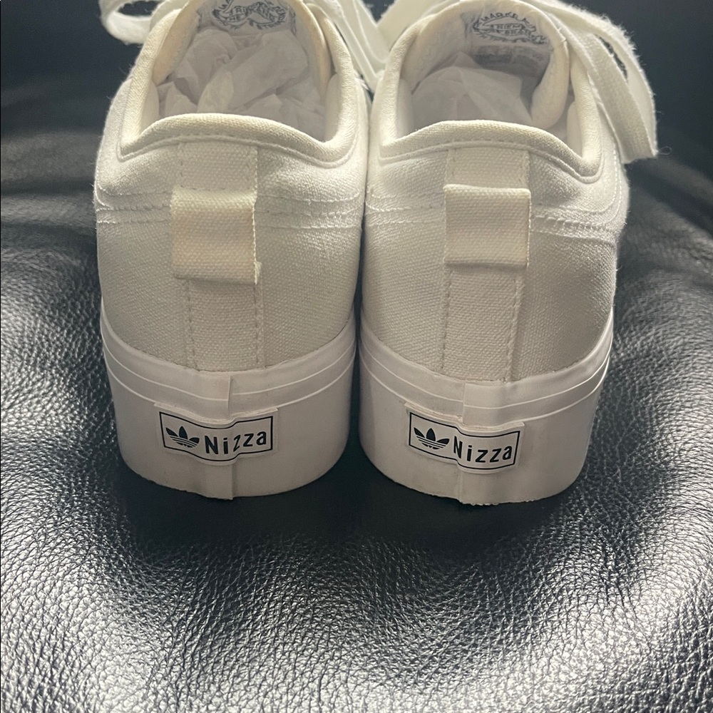 adidas Women’s White Nizza Platform Sneaker - Picture 6 of 16